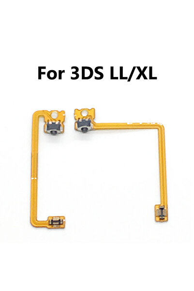 Choice5 زر كتف L/R مع كابل مرن لـ 3DS LL XL (1/3 قطع) لإصلاح أجهزة 3DS و3DSLL...