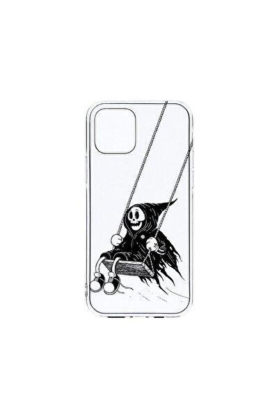 bestcase Husa Clear Silicon 2MM, Compatibila Cu Apple iPhone 12, Death Swingi...
