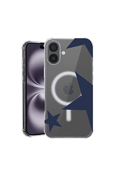 bestcase Husa pentru Apple iPhone 16 Plus, MagSafe Anti Shock, Retro Star, Pr...