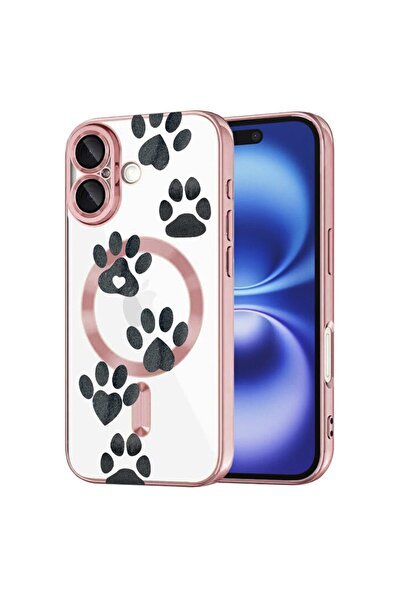 bestcase Πολυτελής Θήκη MagSafe, Συμβατή με Apple iPhone 16, Σχέδιο Πατούσα Σ...