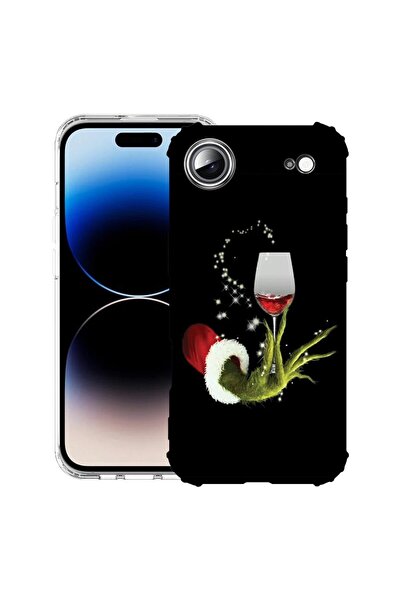 bestcase Husă pentru Apple iPhone 17 Air cu design Xmas Grinch, Antișoc, Colț...