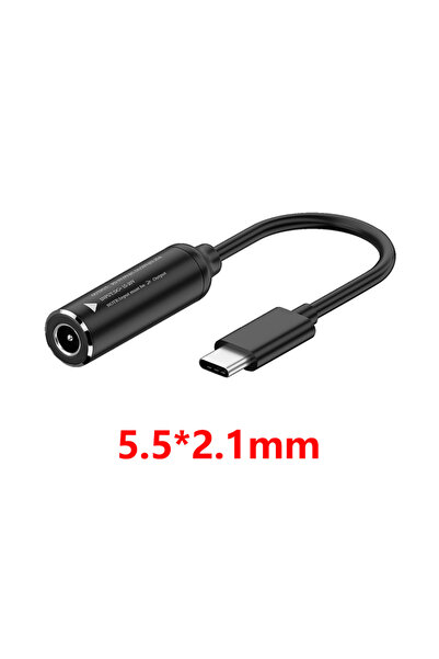 Choice16 محول طاقة من USB-C ذكر إلى DC أنثى بقوة 65 واط، كابل محول DC للابتوب...