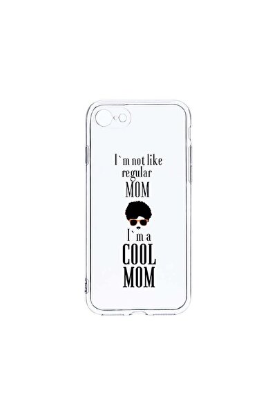 bestcase Διαφανής Θήκη Σιλικόνης 2MM, Συμβατή με Apple iPhone SE 2, Cool Mom,...