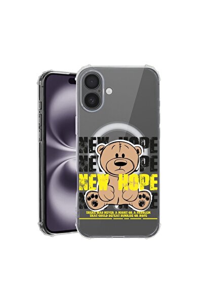 bestcase Θήκη για Apple iPhone 16, MagSafe Αντικραδασμική, Teddy Bear New Hop...