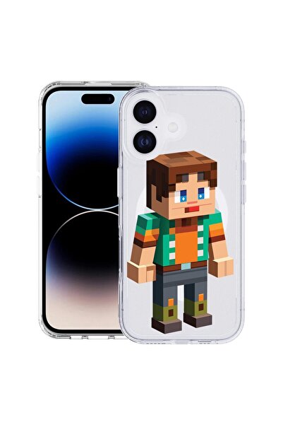 bestcase Husă pentru Apple iPhone 17 cu design personaj Minecraft, Mag Anti S...