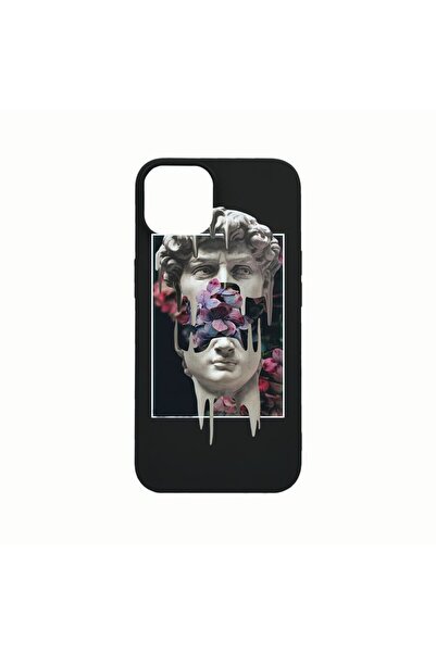 bestcase Husa Silicon, Compatibila cu Apple iPhone 14, David Statue, rezisten...