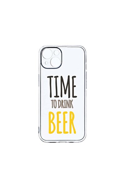 bestcase Διαφανής Θήκη Σιλικόνης 2MM, Συμβατή με Apple iPhone 14, Bear, Αντικ...