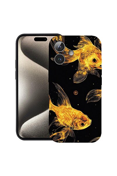 bestcase Θήκη για Apple iPhone 17 με σχέδιο Χρυσά Ψάρια, Σιλικόνη Premium, Εσ...