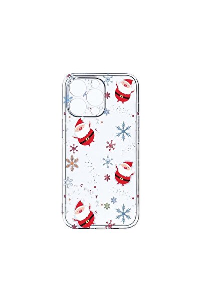 bestcase Husa Clear Silicon 2MM, Compatibila Cu Apple iPhone 14 Pro, Xmas - S...