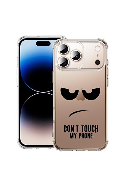 bestcase Husă pentru Apple iPhone 17 Pro cu designul „Nu-mi atinge telefonul”...