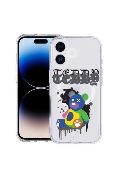 bestcase Θήκη για Apple iPhone 17 με Σχέδιο Αρκουδάκι σε Παστέλ Χρώματα, Αντι...