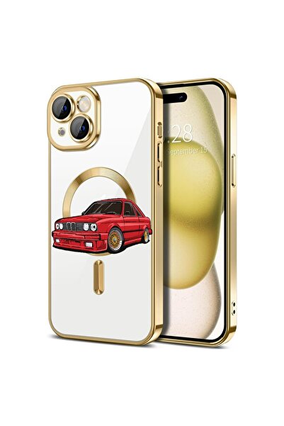 bestcase Πολυτελής Θήκη MagSafe, Συμβατή με Apple iPhone 14, σε στυλ ρετρό αυ...