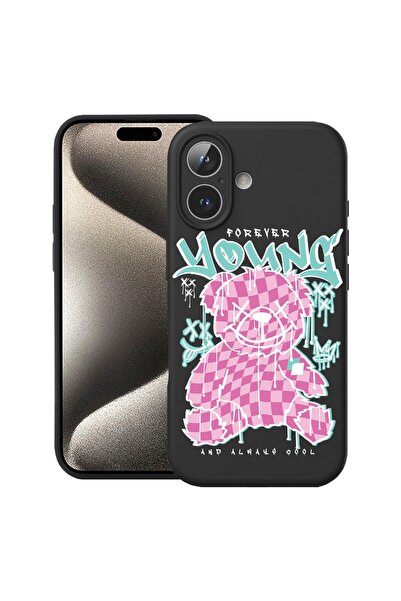 bestcase Husă pentru Apple iPhone 17 cu Design Ursuleț de Pluș Forever Young,...