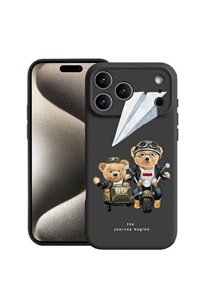 bestcase Θήκη για Apple iPhone 17 Pro με Σχέδιο Teddy On The Road, Σιλικόνη P...