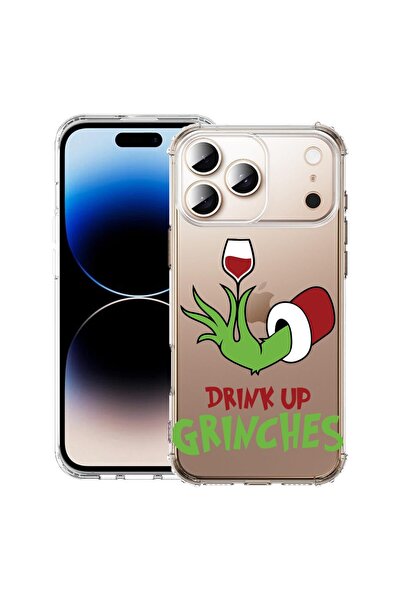 bestcase Husă pentru Apple iPhone 17 Pro cu Design Grinches - Drink Up, Antiș...