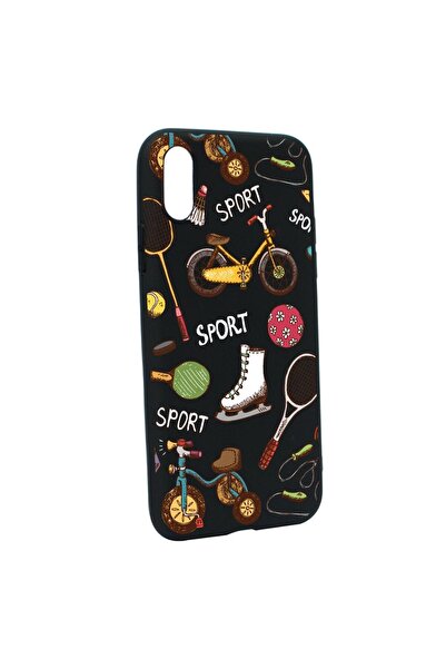 bestcase Θήκη σιλικόνης συμβατή με Apple iPhone XS Max, Καλοκαιρινά Αθλήματα,...