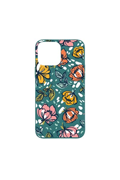 bestcase Husa Silicon Compatibila Cu Apple iPhone 13 Pro Max, Flowers - Paste...