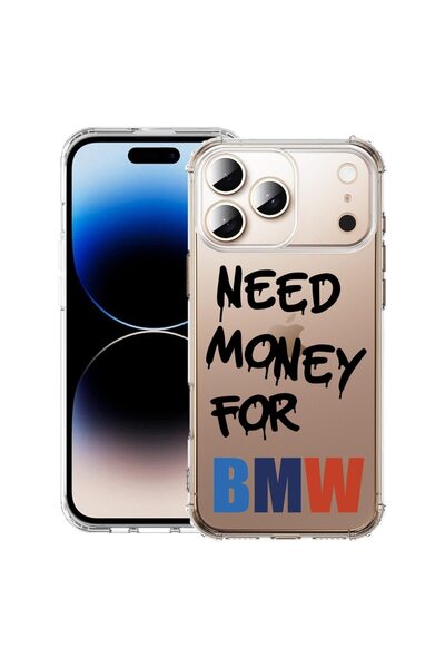 bestcase Husă pentru Apple iPhone 17 Pro cu Design Need Money For BMW, Antișo...