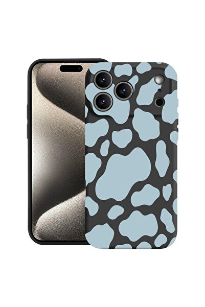 bestcase Husă pentru Apple iPhone 17 Pro Max cu Design Blue Cow, Silicon Prem...