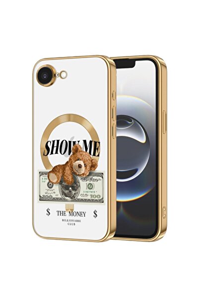 bestcase Πολυτελής Θήκη MagSafe, Συμβατή με Apple iPhone 16e, Αρκουδάκι  "Δεί...