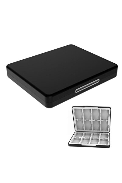 Choice Black For GBA 16-in-1 Game Card Storage Box - Magnetic Organizer for G...