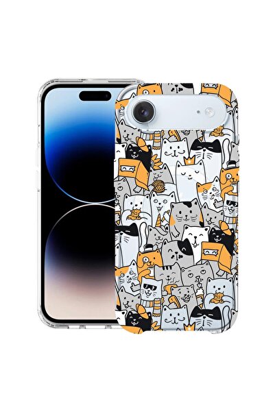 bestcase Θήκη για Apple iPhone 17 Air με Σχέδιο Γάτας, Αντικραδασμική TPU, Τε...