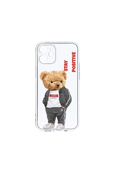 bestcase Husa Clear Silicon 2MM, Compatibila Cu Apple iPhone 11, Stay Positiv...