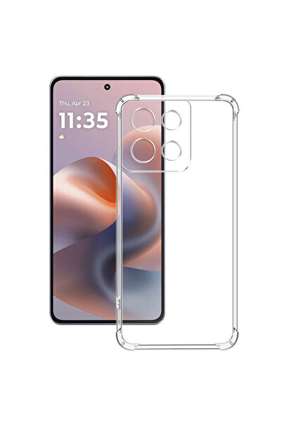 Choice1 حافظة هاتف سيليكون ناعمة شفافة لهاتف موتو G86 باور وG67 باور وG56 موت...
