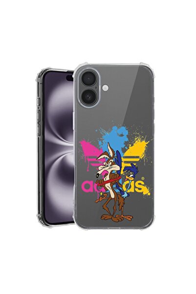 bestcase Θήκη για Apple iPhone 16, Αντικραδασμική 1.5MM, Road Runner Bip Bip,...