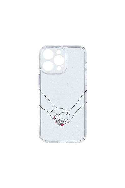bestcase Husa Crystal Glitter 2MM, Compatibila Cu Apple iPhone 14 Pro, Love, ...