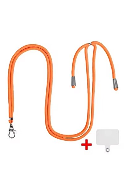 Choice Orange Adjustable Mobile Phone Strap Lanyard Crossbody Phone Lanyards ...