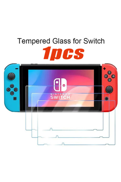 Choice5 واقي شاشة زجاجي مقوى لنينتندو سويتش OLED، 1/5 قطع، 3 قطع من طبقة حماي...