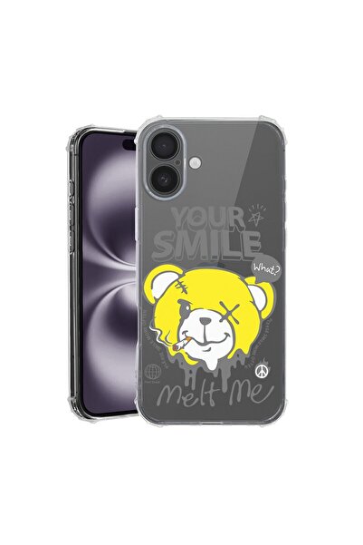 bestcase Husă pentru Apple iPhone 17 cu Design Ursuleț de Pluș „Zâmbetul tău ...