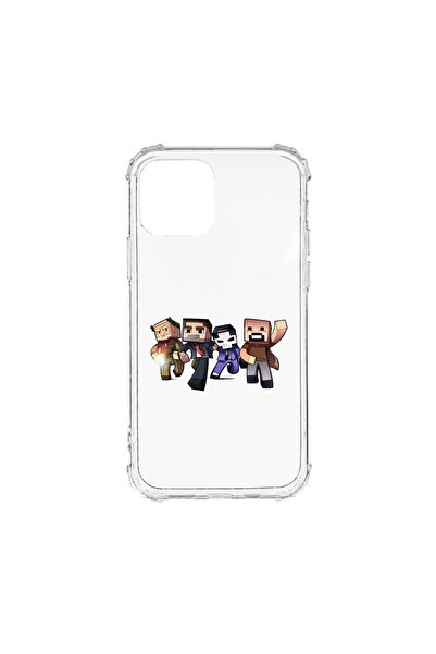 bestcase Husa Anti Shock, Compatibila Cu Apple iPhone 13 Mini, Minecraft, Sil...