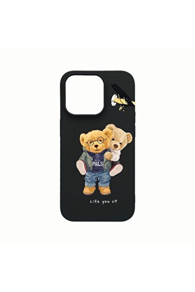 bestcase Θήκη σιλικόνης, Συμβατή με Apple iPhone 14 Pro, Αρκουδάκι  "Lift me ...