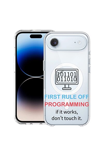 bestcase Husă pentru Apple iPhone 17 Air cu Design IT First Rule, Mag Anti Sh...