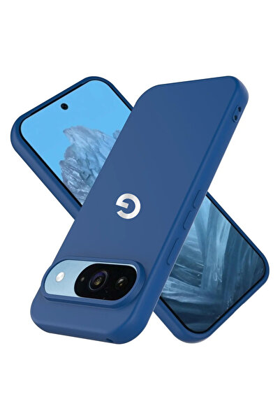 Choice55 Pixel 8A Dark Blue Original Liquid Silicone Phone Case for Google Pi...