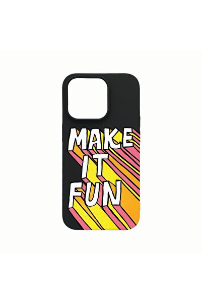 bestcase Θήκη Σιλικόνης, Συμβατή με Apple iPhone 14 Pro Max, Make It Fun, Ανθ...