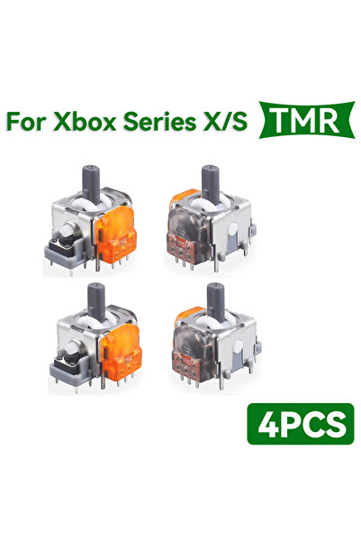Choice4 عصا تحكم تناظرية ثلاثية الأبعاد بتأثير هول TMR لجهاز XBOX، 4 قطع، 2-4...