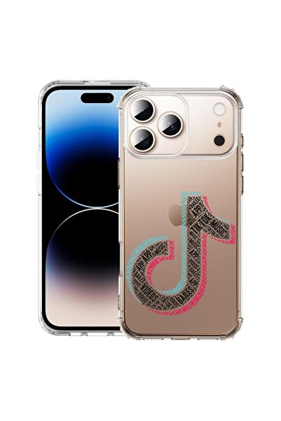 bestcase Θήκη για Apple iPhone 17 Pro με Σχέδιο Καλλιγραφίας TikTok, Αντικραδ...
