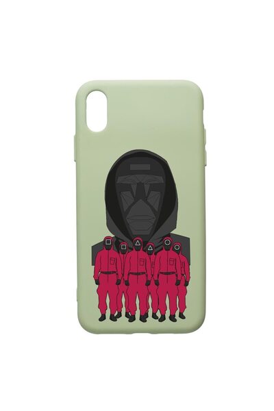 bestcase Θήκη Σιλικόνης Premium Συμβατή με Apple iPhone XS Max, Squid Game - ...