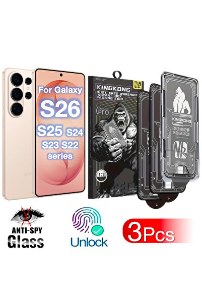 Choice1 واقي شاشة زجاجي مقوى مضاد للتجسس لهواتف جالاكسي S26 وS25 وS24 ألترا و...