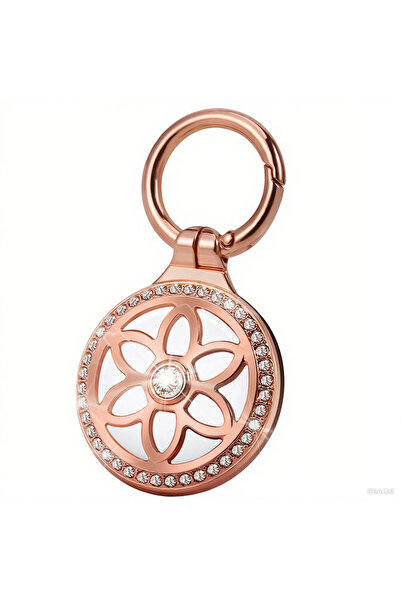 Choice Rose gold Fashion Metal AirTag Holder Anti-lost Durable Anti-Scratch S...