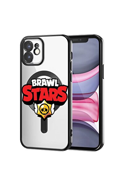 bestcase Πολυτελής Θήκη MagSafe, Συμβατή με Apple iPhone 11, Λογότυπο Brawl S...