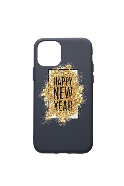 bestcase Husa Premium Silicon Compatibila Cu Apple IPhone 12 Mini, Happy New ...