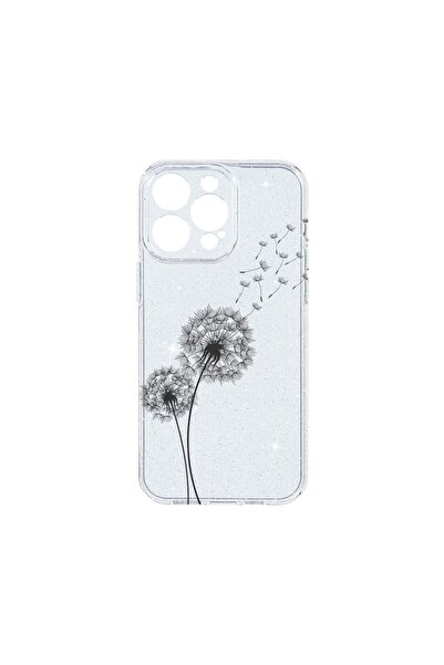 bestcase Θήκη Crystal Glitter 2MM, Συμβατή με Apple iPhone 14 Pro, Πικραλίδα,...