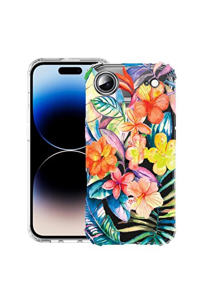 bestcase Husă pentru Apple iPhone 17 Air cu Design Topical Flowers, Antișoc, ...