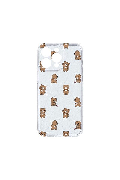 bestcase Θήκη Crystal Glitter 2MM, Συμβατή με Apple iPhone 14 Pro, Σχέδιο Αρκ...