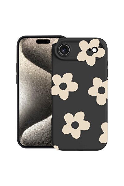 bestcase Husă pentru Apple iPhone 17 Air cu Design Retro Daisy, Silicon Premi...