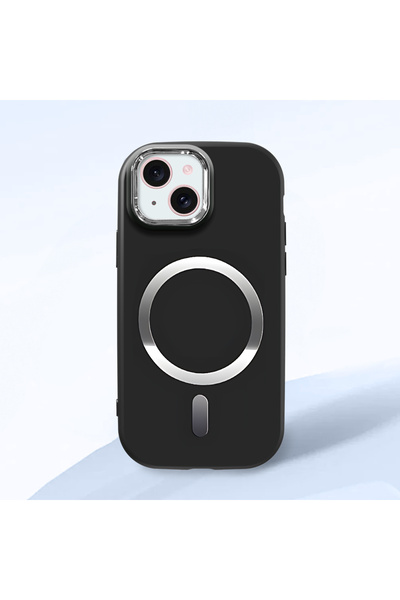 CASEVIBE iPhone 15 Uyumlu Sade, tek renk, tam kaplama, darbeye dayanıklı